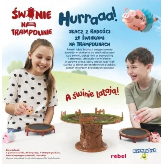 Goliath Games Kiaulės ant batuto PL
