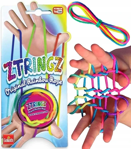 Dėlionė Goliath TRICK ROPE VAVORYKŠTĖS LINIJA NEOLINA ZTRINGZ ORIGINALI SPALVINGA VIRVĖ