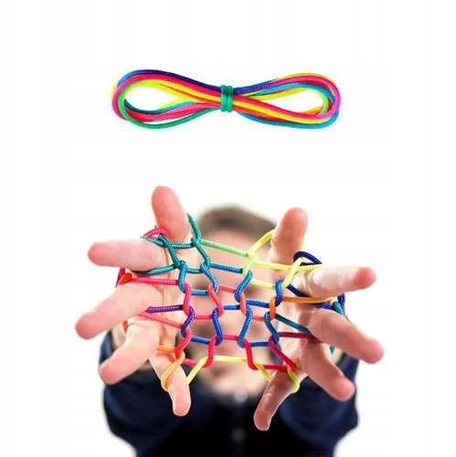 Dėlionė Goliath TRICK ROPE VAVORYKŠTĖS LINIJA NEOLINA ZTRINGZ ORIGINALI SPALVINGA VIRVĖ