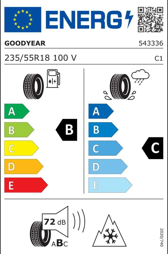 235/55R18 VECTOR 4SEASONS SUV GEN-2 100V AO EVR AO GOODYEAR