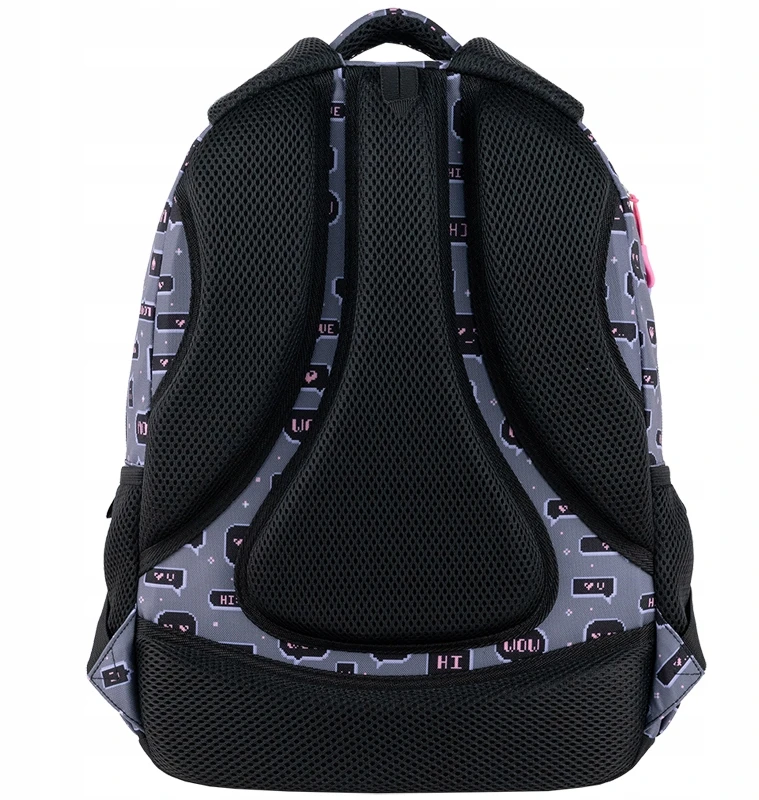 Gopack mokyklinė kuprinė mergaitėms, pilka, 16.5l
