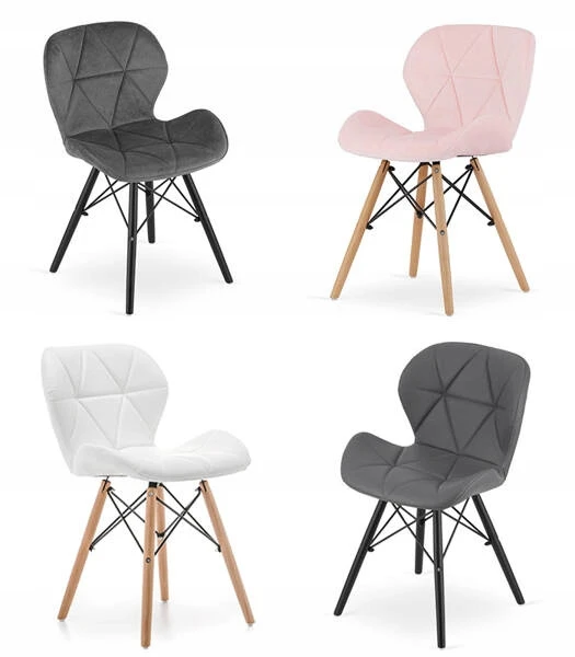 Gordon BIRO KĖDĖ Skandinaviška KĖDĖ MODERNĖ ELEGANTIŠKA MINKŠTAS AKOMINIS EKOSK