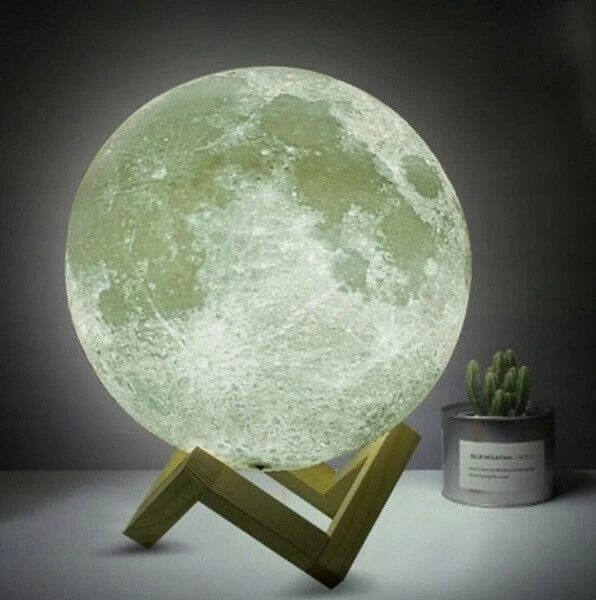 Gordon Lampka NOCNA księżyc biurkowa LAMPA 3D LIGHT MOON
