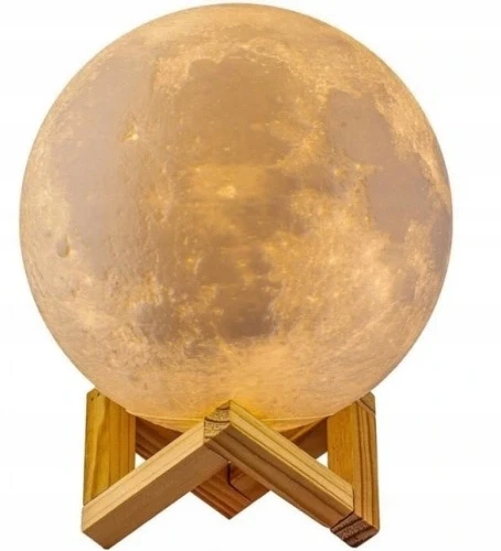 Gordon Lampka NOCNA księżyc biurkowa LAMPA 3D LIGHT MOON