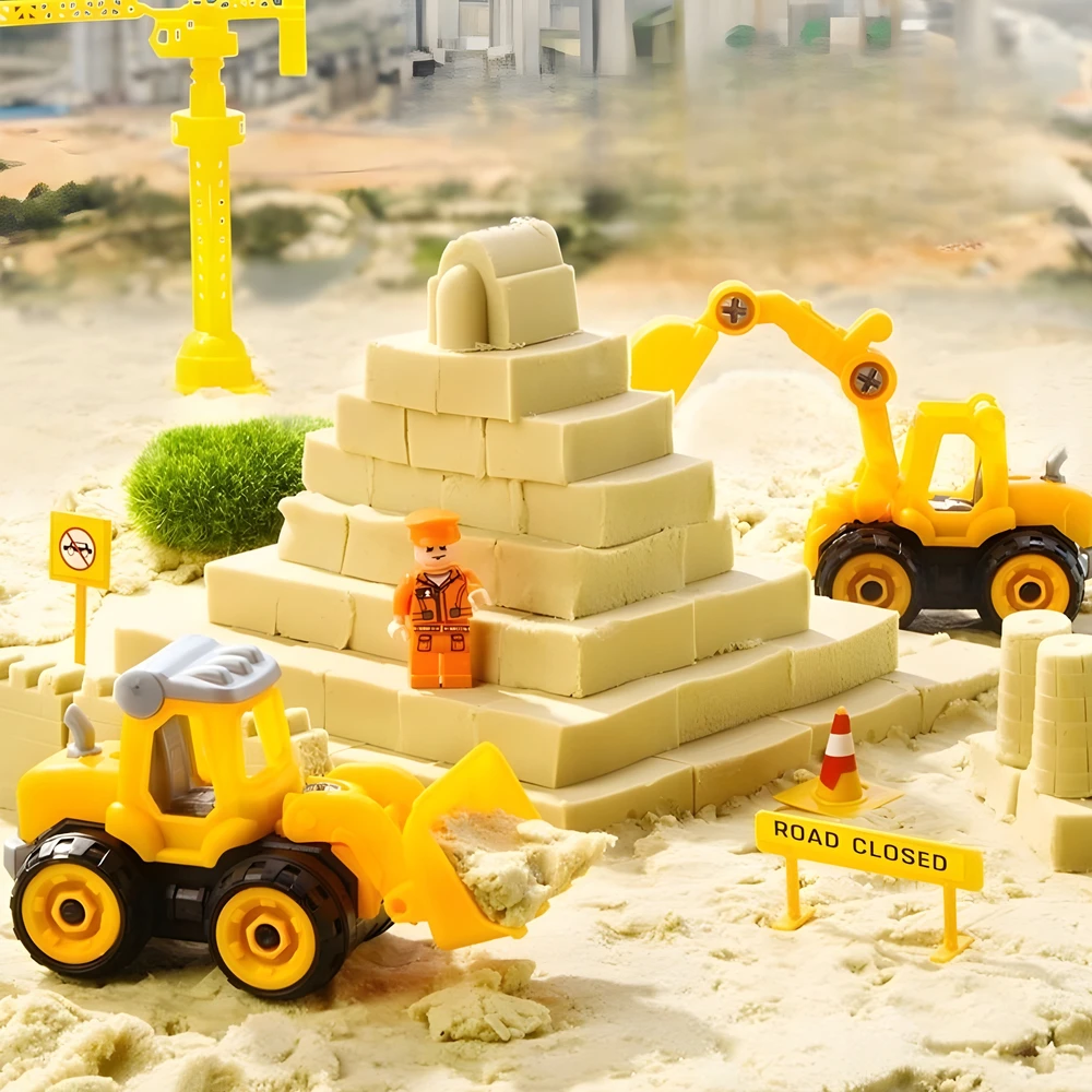 Gordon Toys KINETINIS SMĖLIS 2kg BASEINŲ PELIETO MENTELĖ SANDBIT KAUŠAS XXL RINKINYS