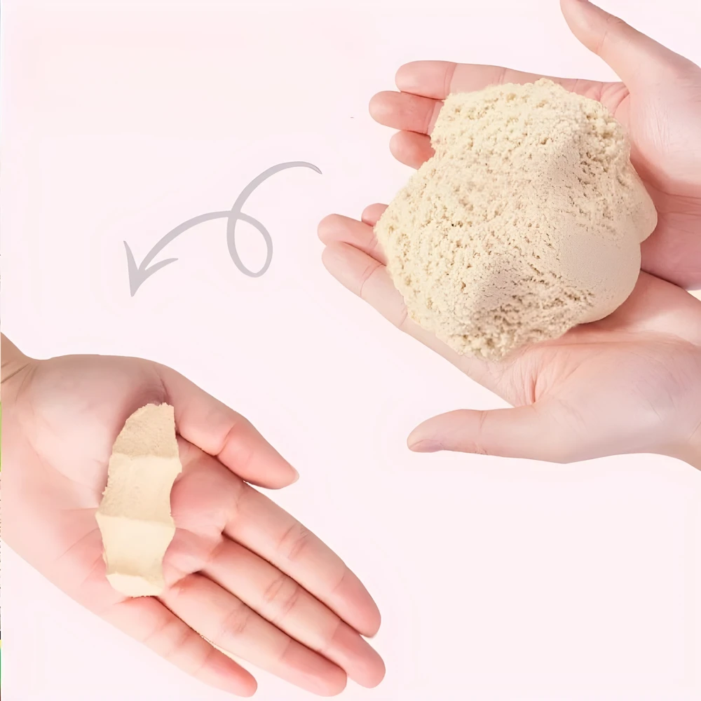 Gordon Toys KINETINIS SMĖLIS 2kg BASEINŲ PELIETO MENTELĖ SANDBIT KAUŠAS XXL RINKINYS