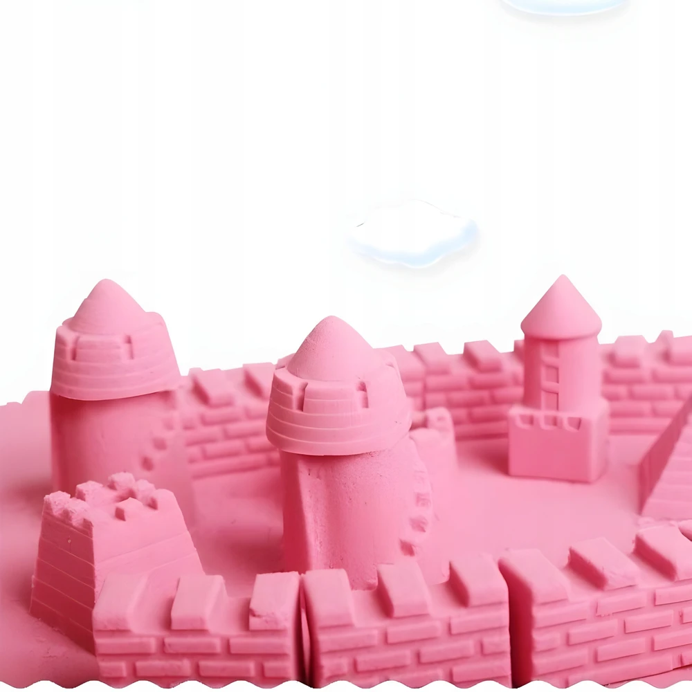 Gordon Toys KINETINIS SMĖLIS 2kg BASEINŲ PELIETO MENTELĖ SANDBIT KAUŠAS XXL RINKINYS