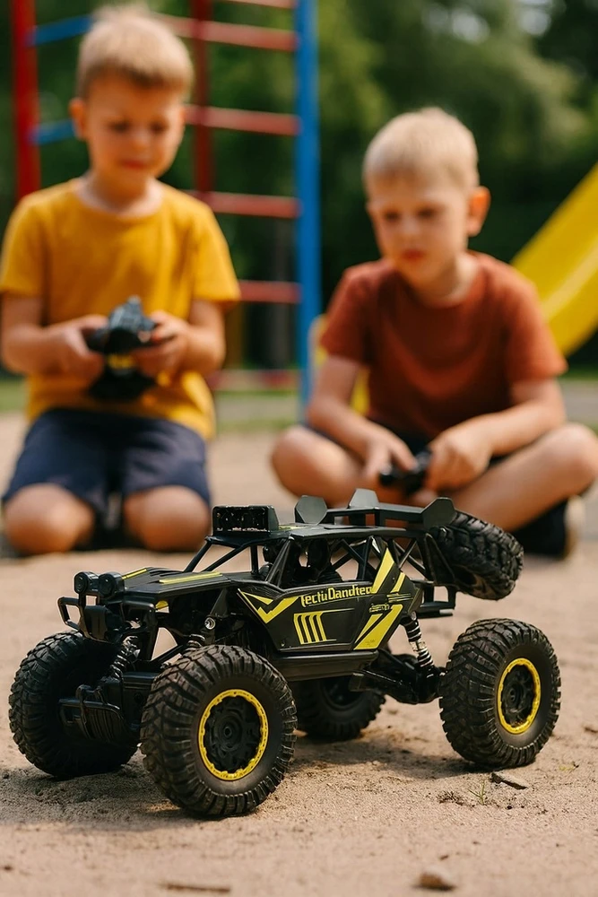 Gotel Nuotoliniu būdu valdomas „Rock Crawler“ visureigis 1:8