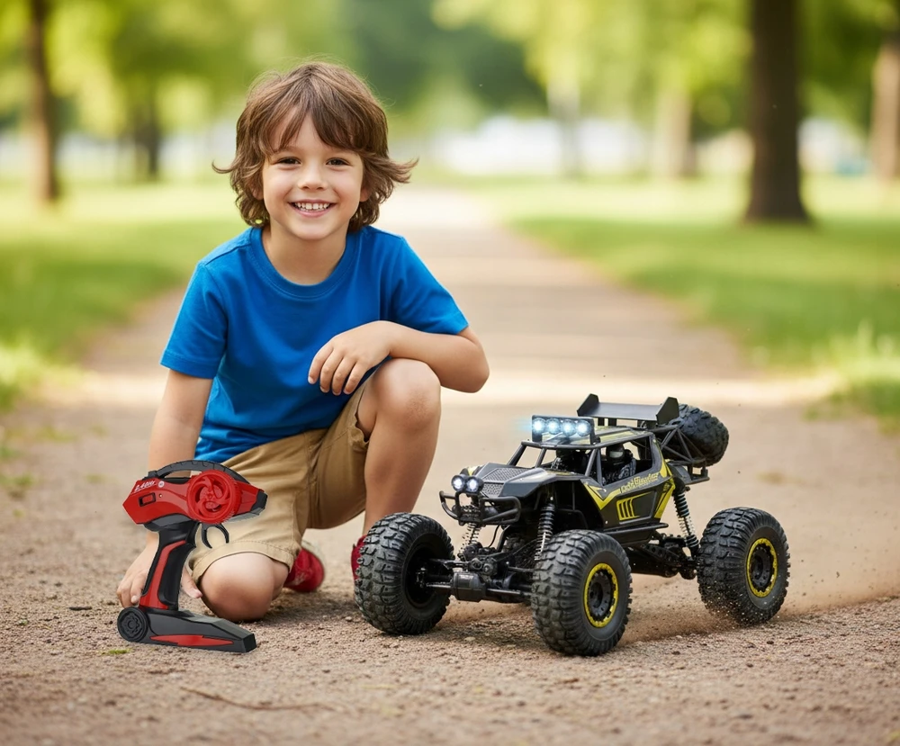 Gotel Nuotoliniu būdu valdomas „Rock Crawler“ visureigis 1:8