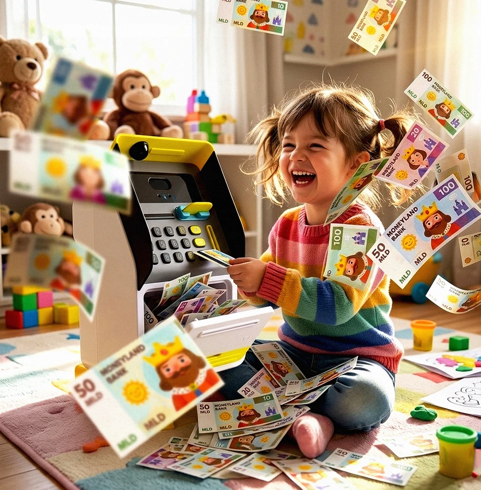 Lean Toys Gotel B6D1 BANKOMAT SKARBONKA SEJF Z WYŚWIETLACZEM