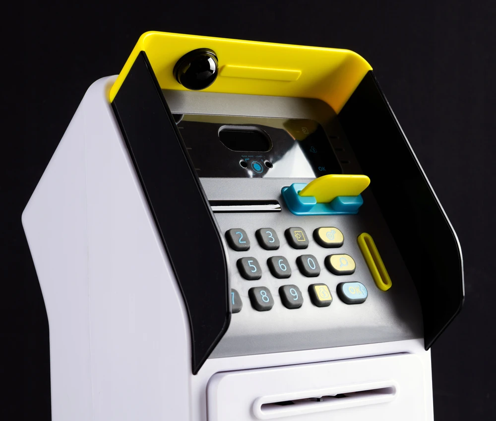 Lean Toys Gotel B6D1 BANKOMAT SKARBONKA SEJF Z WYŚWIETLACZEM