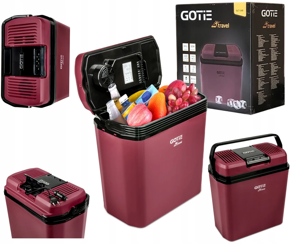 Gotie TRAVEL Šaldytuvas GLT-240B AUTOMOBILIŲ Šildymo funkcija 12v 230v