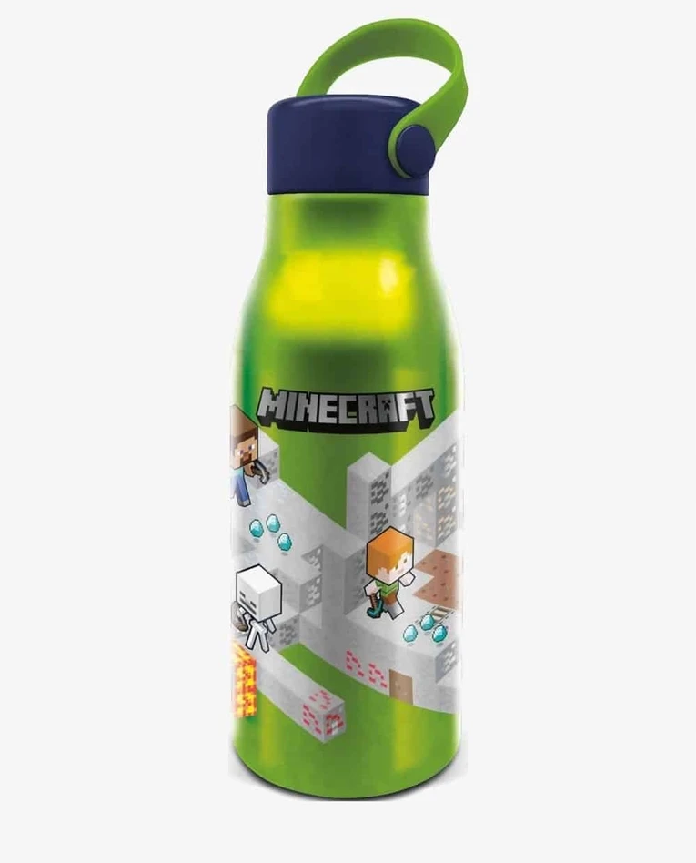 Stor,Minecraft Vandens buteliukas su lanksčia rankena, 760 ml, Minecraft (088808715-40461)