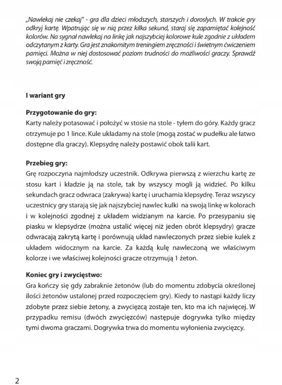 Alexander Gra Edukacyjna NAWLEKAJ NIE CZEKAJ Drewniana Przewlekanka Motoryka Mała 3+