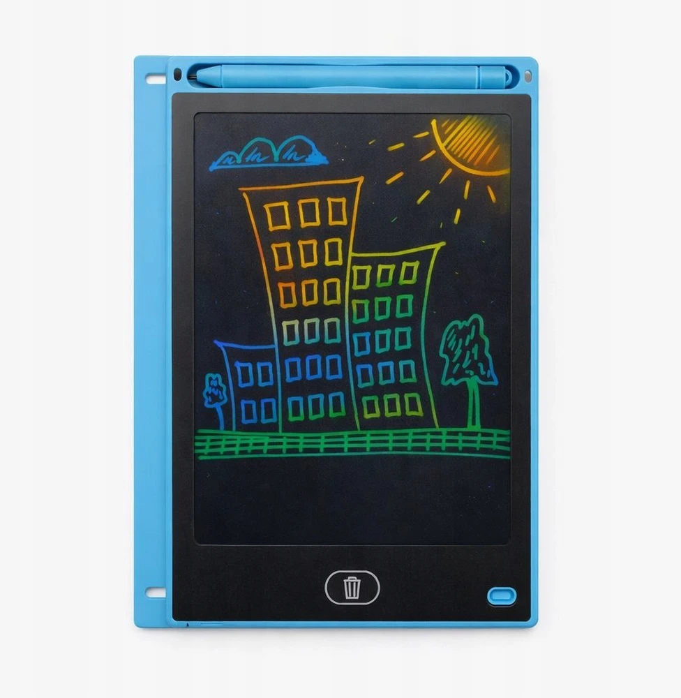 GRAFIKOS PIEŠIMO PLASTETĖ 8,5" LCD VAIKAMS, MĖLYNA SU RAŠTU