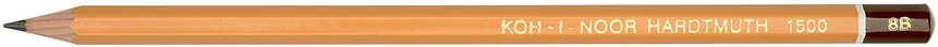 Grafitinis pieštukas 1500/8B (12vnt) - Koh-I-Noor