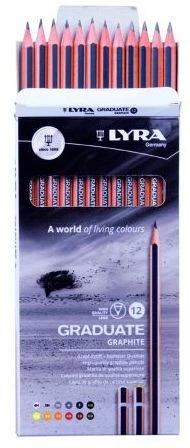 Fila Grafitinis pieštukas 4H-6B (12vnt.) - Lyra