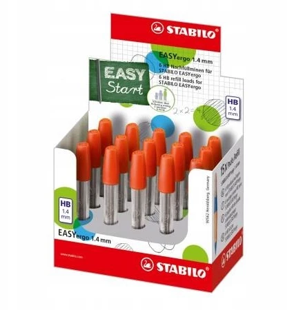 Grafity do ołówka EASYergo 1. 4mm, Stabilo Stabilo