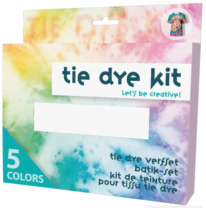Grafix AUDINIAI DAŽAI DYE TIE DYE DRABUŽIAI DYE KIT 5 spalvų