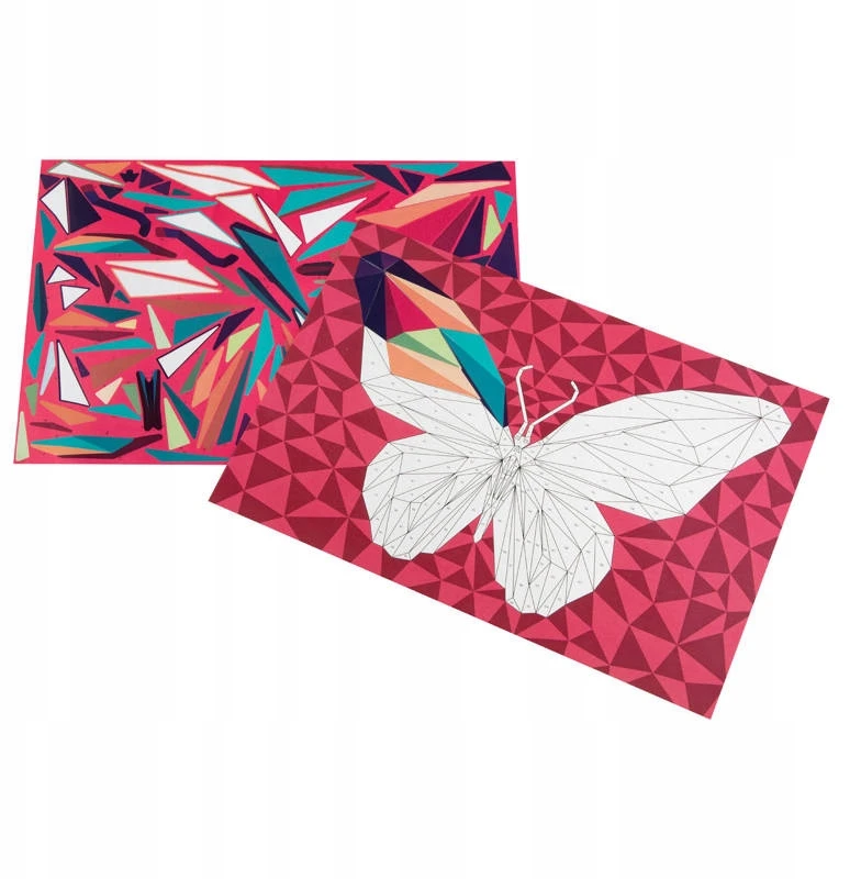 Grafix Įklijavimas pagal numerius 4 raštai Butterfly Moxy 100082/A