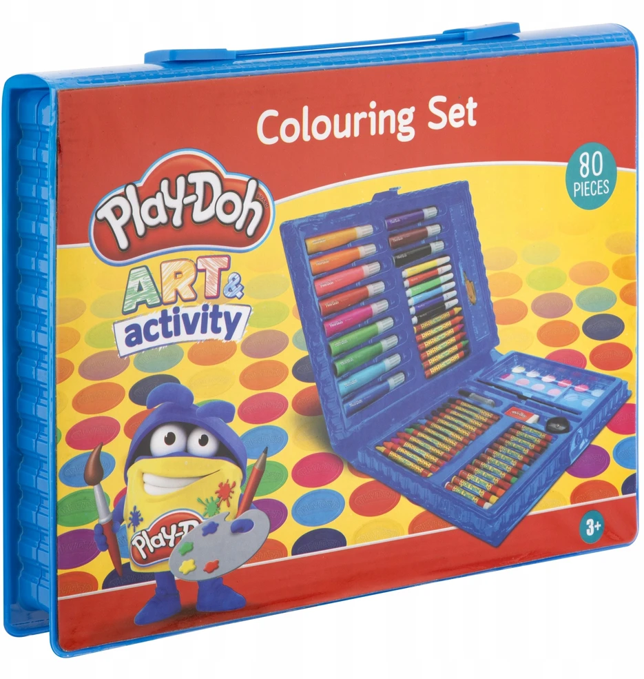 Grafix Piešimo rinkinys Play-Doh, 80 vnt