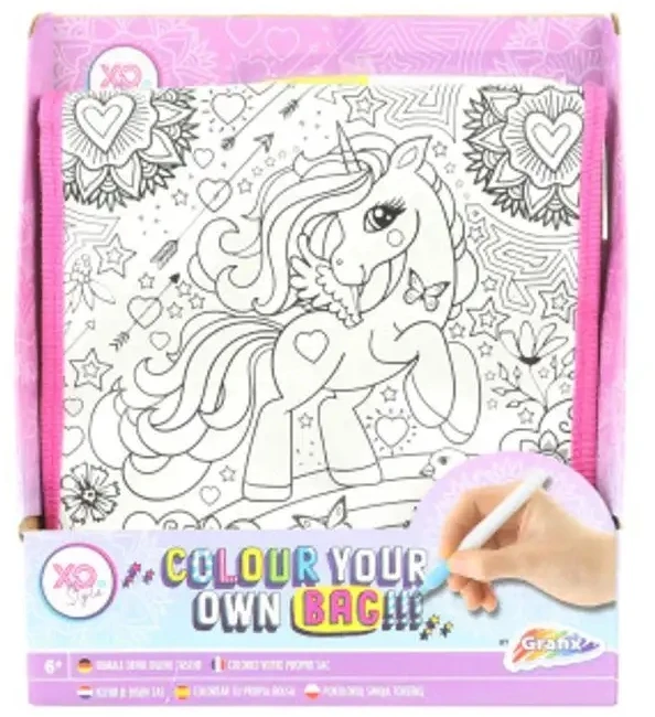 Grafix Sukurkite savo UNICORN BAG DIY kūrybingų rankinių žymeklių rinkinį
