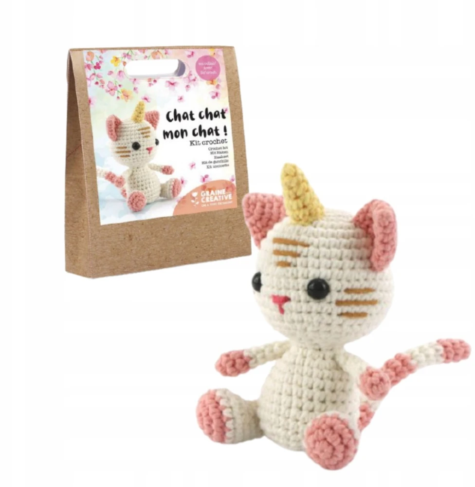 Graine Creative Cat Unicorn Kitten nėrimo rinkinys 219