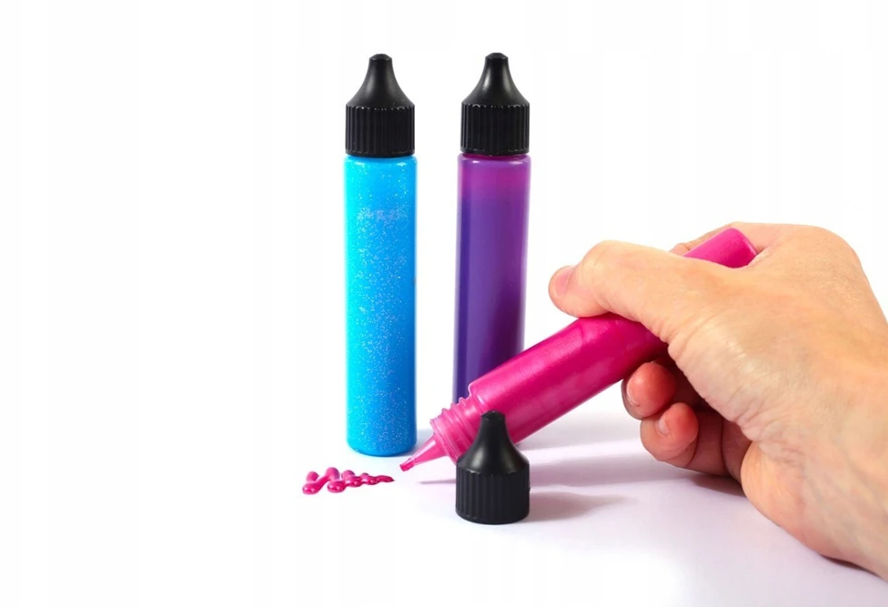 Graine Creative Lėta tapyba & Menas - oranžinis blizgučiais - 30 ml