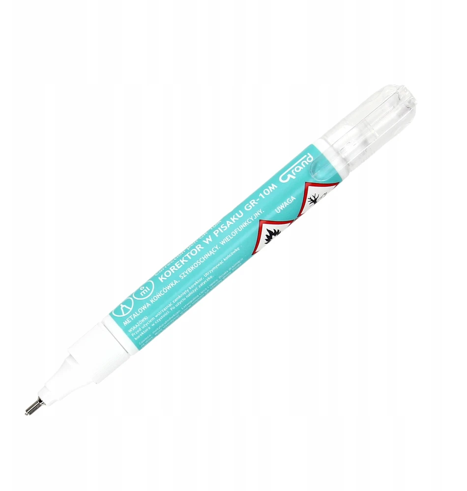 Grand Gr-10m korektorius rašiklis su metaliniu antgaliu, 6 ml