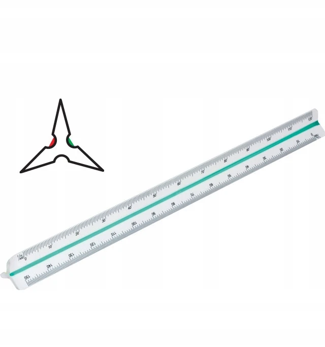 Grand Linijka skalówka budowlana 30cm GRAND