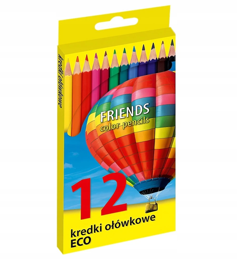 Grand Pieštukiniai pieštukai Friends, 12 spalvų