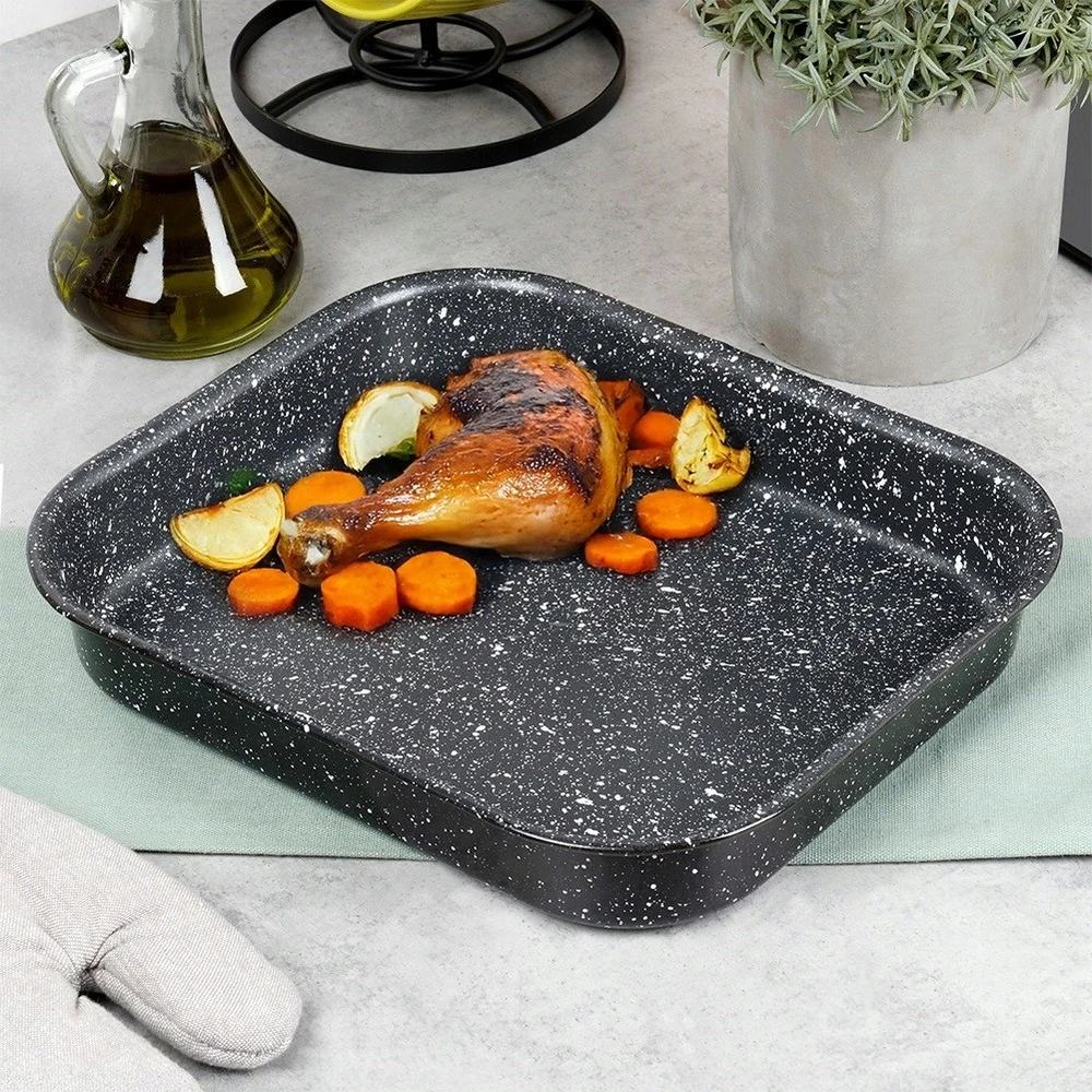 GRANITINĖ kepimo skarda, kepimo skarda, orkaitės kepimo skarda, 3L