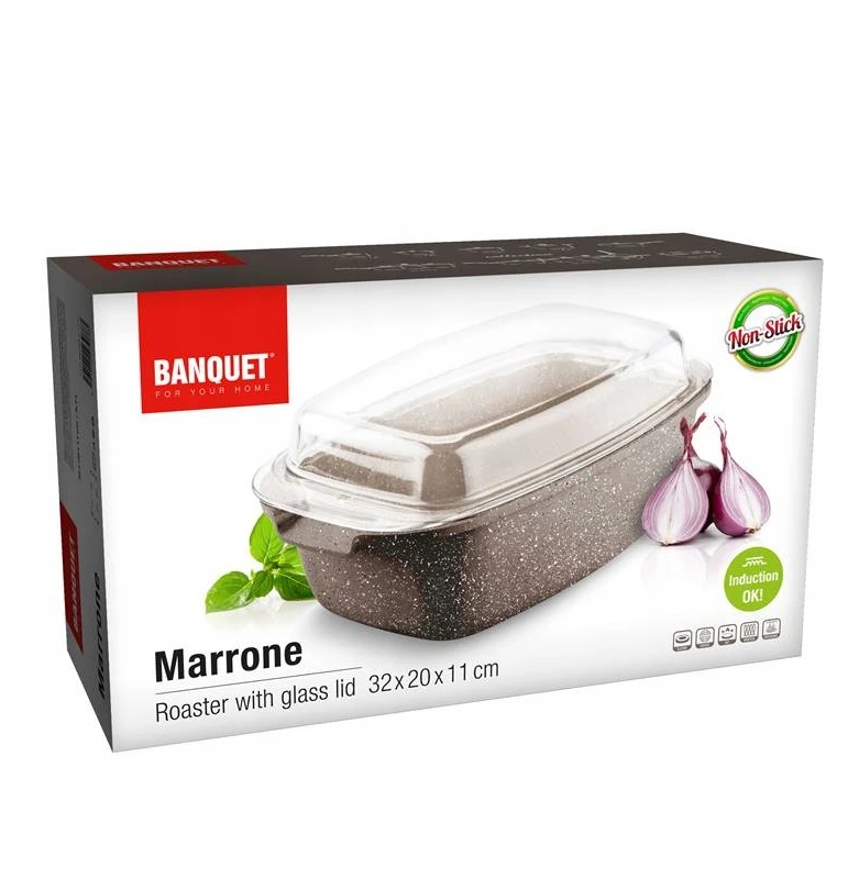 Granitinė kepimo skarda "Banquet" nepridegantis kepimo indas 5,7 l