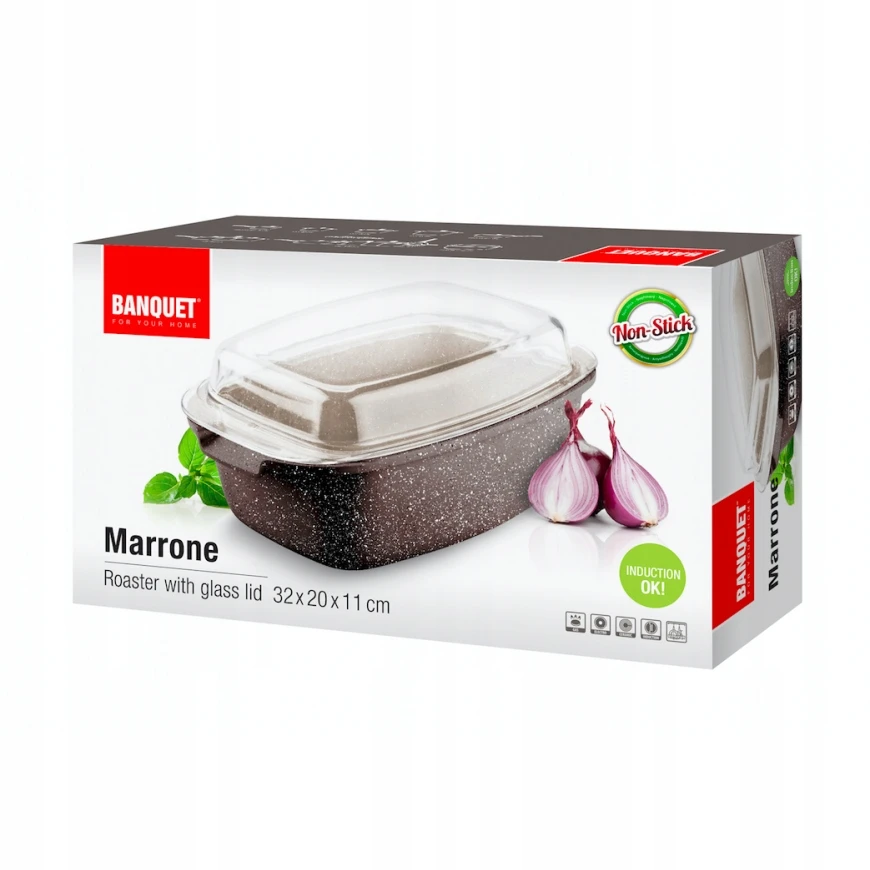 Granitinė kepimo skarda "Banquet" nepridegantis kepimo indas 5,7 l