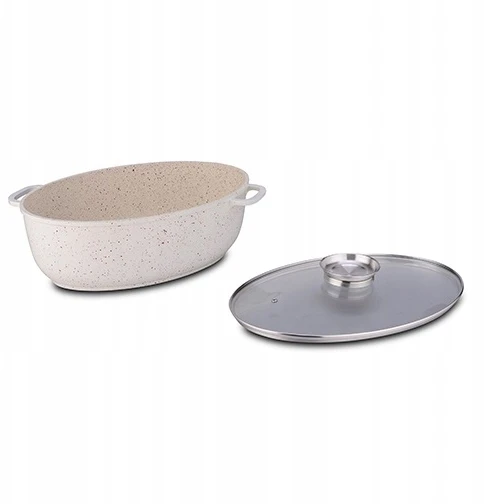 Granito žąsų kepsnys 8,4L 38 cm Igmar TERRE