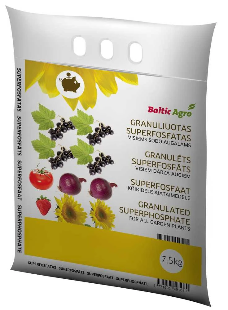 Baltic Agro BALTICAGRO Granuliuotas superfosfatas, 7,5kg