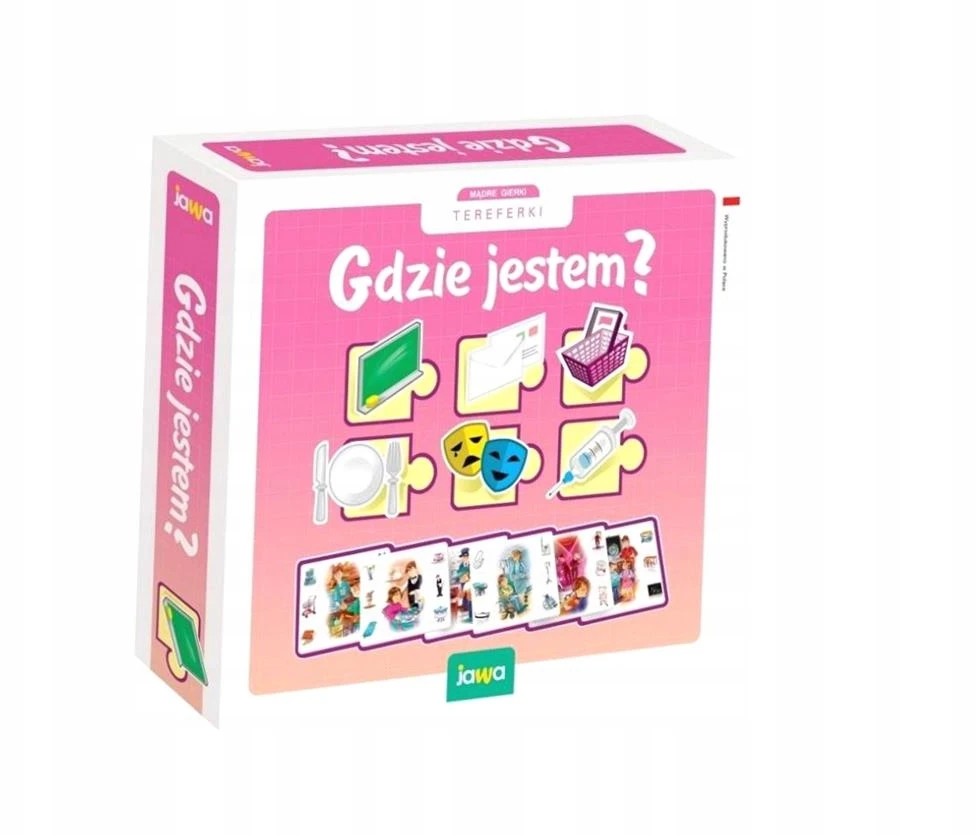 Jawa Loginis žaidimas „KUR AŠ?“ Dėlionė ikimokyklinio amžiaus vaikams GR0303