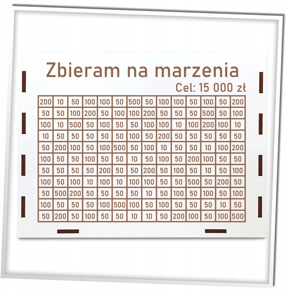 GraweroweLove SKARBONKA WYKREŚLANA PREZENT WYZWANIE OSZCZĘDZANIE TWÓJ NAPIS RÓŻNE KWOTY