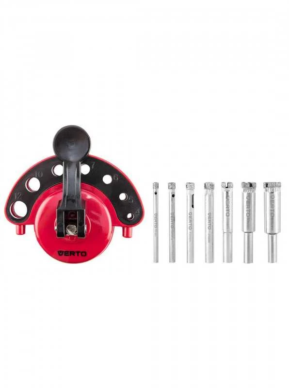 Grąžtas Deimantiniai grąžtai VERTO 60H840 4-12 mm 8 vnt. rinkinys