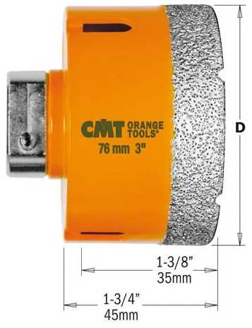 Grąžtas Deimantinė gręžimo karūna CMT 552-111; D=111 mm