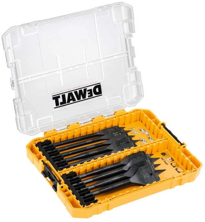Grąžtas Plunksninių grąžtų komplektas medienai DeWalt DT70751-QZ; 12-32 mm; 9 vnt.