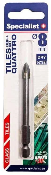 Grąžtas stiklo Specialist+ 8 mm