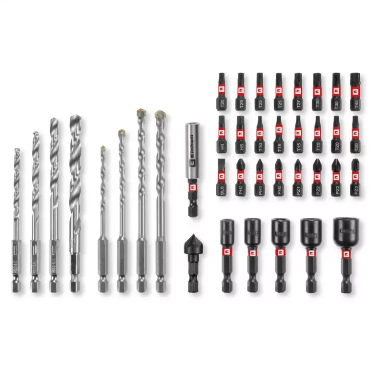 Grąžtų rinkinys EINHELL, 2-8 mm metalui, 3-8 mm mūrui, 16 vnt.