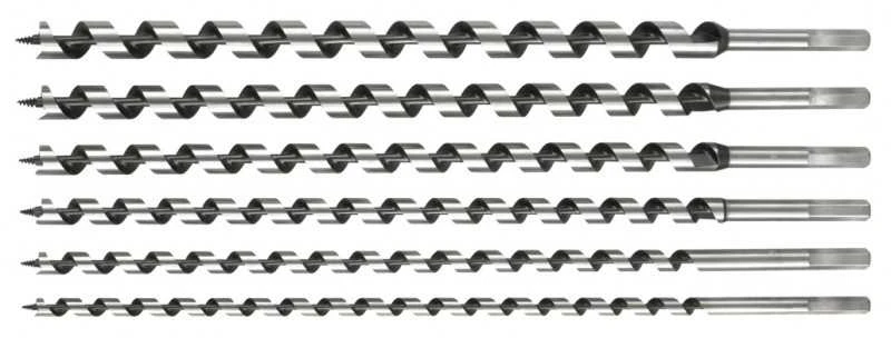 Grąžtas Sthor VOREL medienos grąžtų rinkinys, 6 vnt. / 460 mm, 10–20 mm, 22466