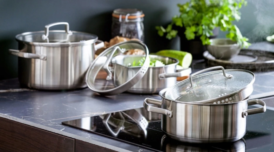 Green Pan GreenPan Chef's Collection plieno puodas su dangčiu 20cm 3l dujinė orkaitė