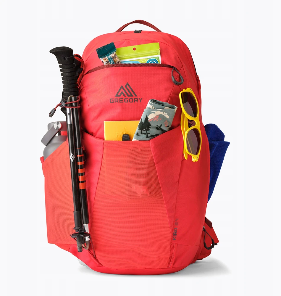 Gregory Kiro 24 Rc kuprinė – 24l, raudona, universali