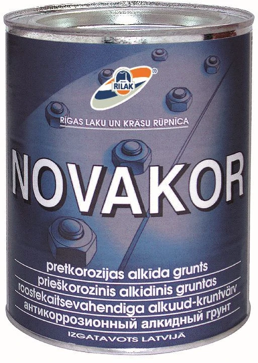 Greitai džiūstantis antikorozinis gruntas MAXIMA, pilkas, 0.9kg