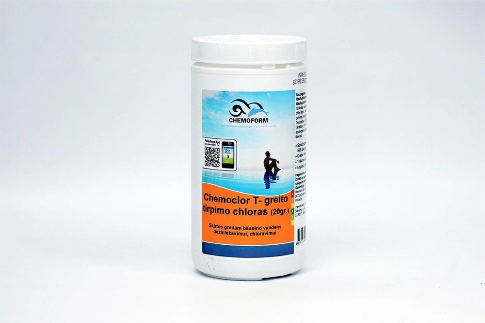 Chemoform Greito tirpimo chloras Chemoclor T- tabletės (20g), 5kg