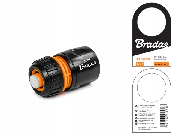 Greito sujungimo jungtis 1/2" STOP Bradas ECO-PWB2140