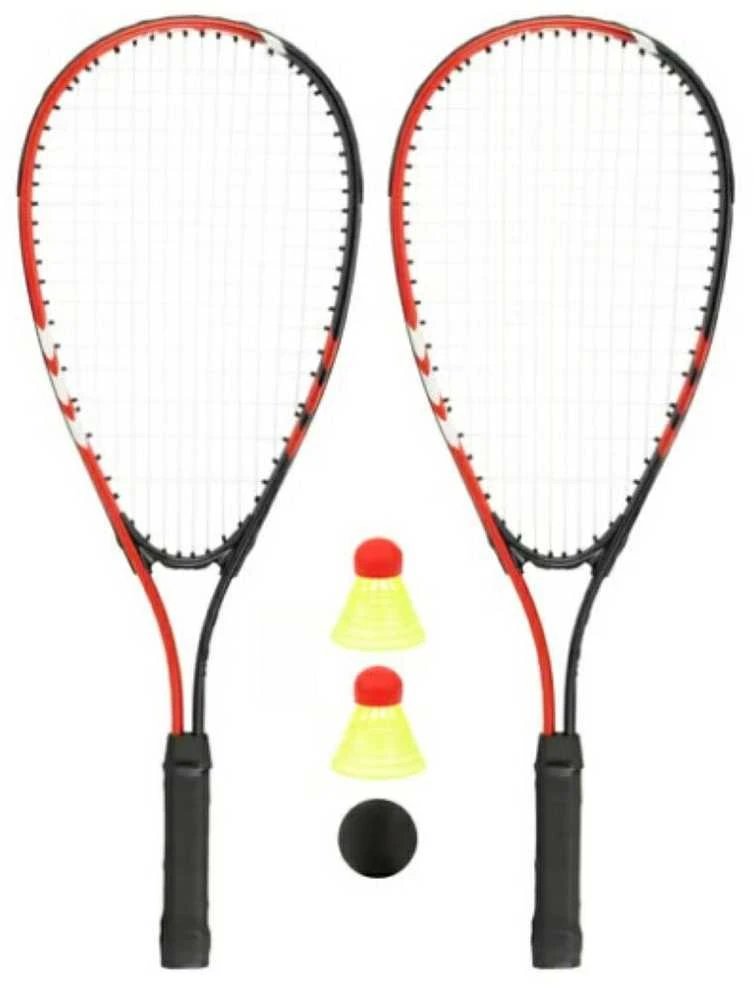 Speedbadmintono rink. AVENTO 46BL Raudona/Pilkas